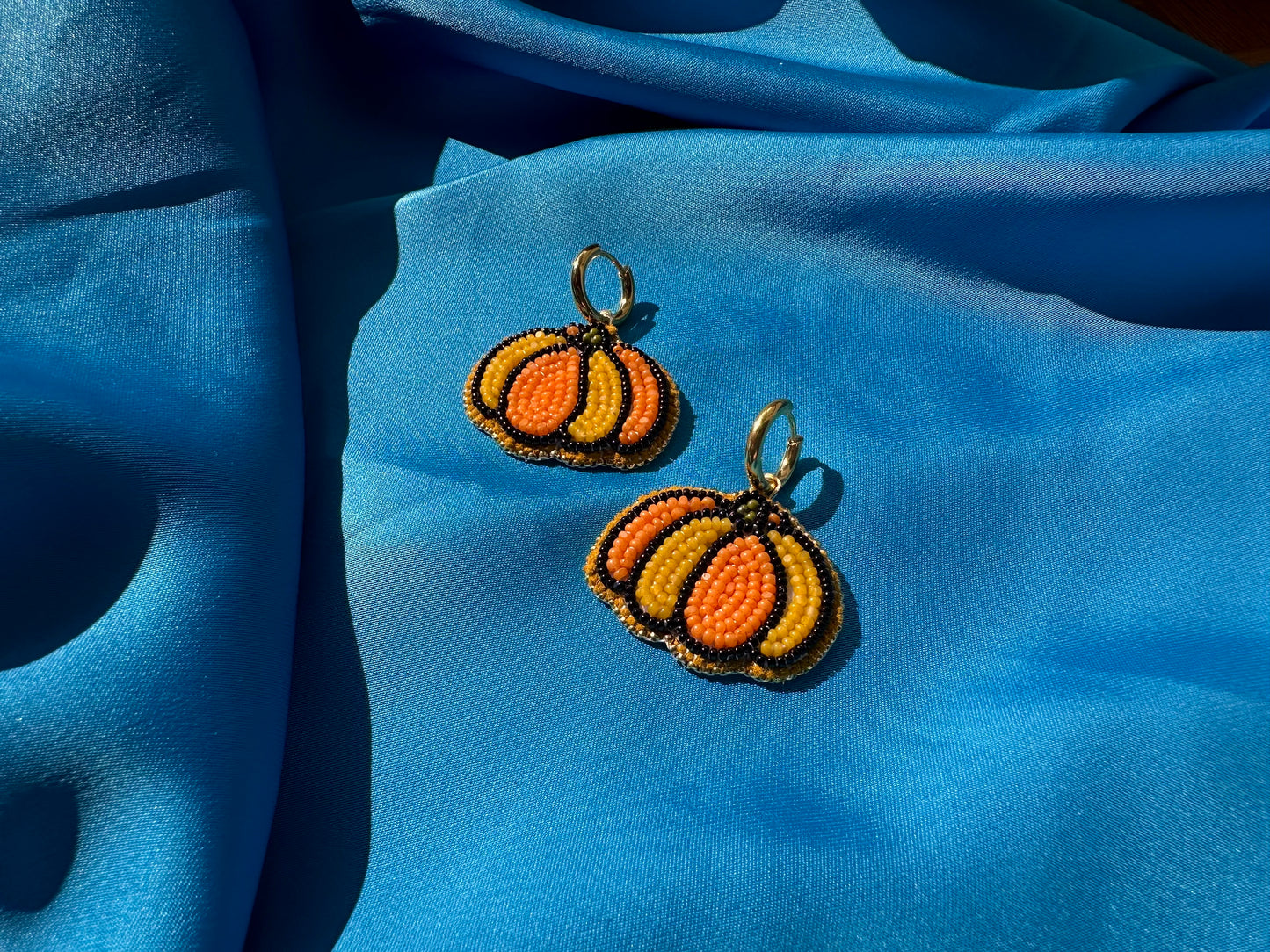 pumpkin earrings