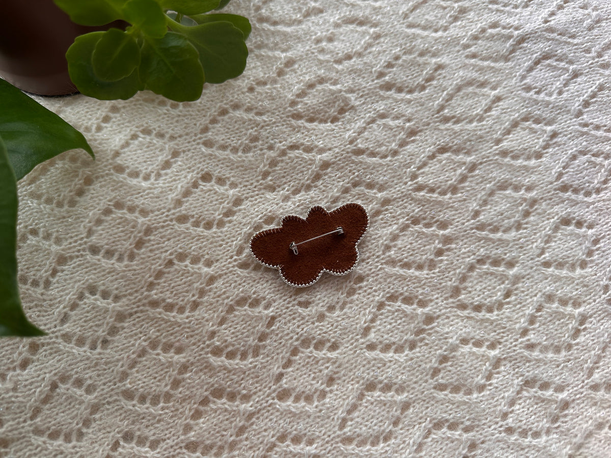 purple moth pin