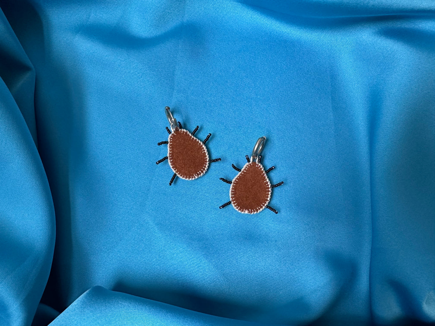 beetle earrings