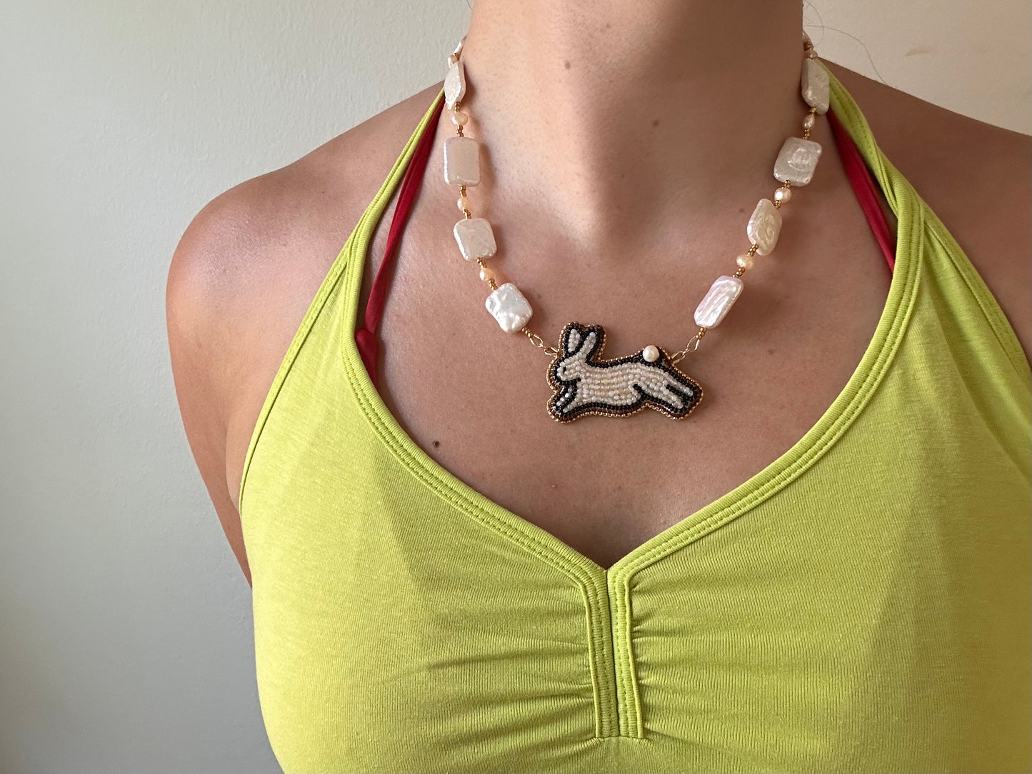 honey bunny necklace
