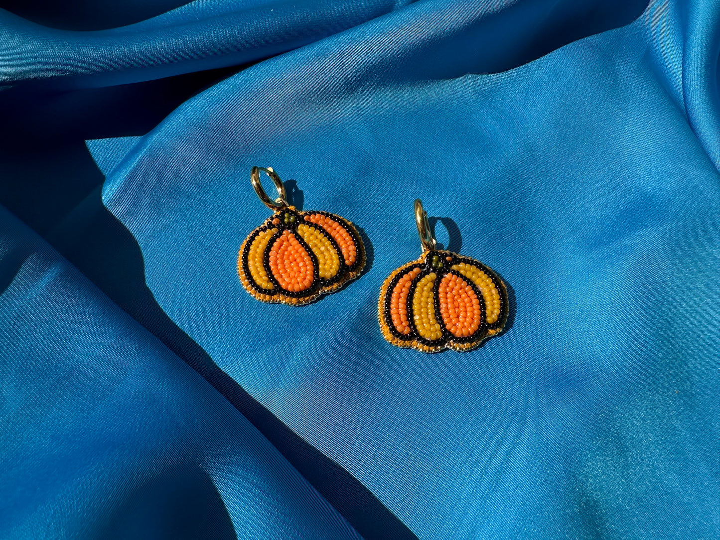 pumpkin earrings