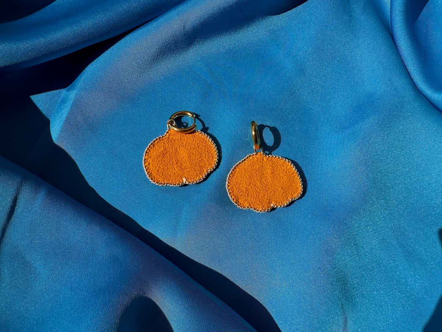 pumpkin earrings