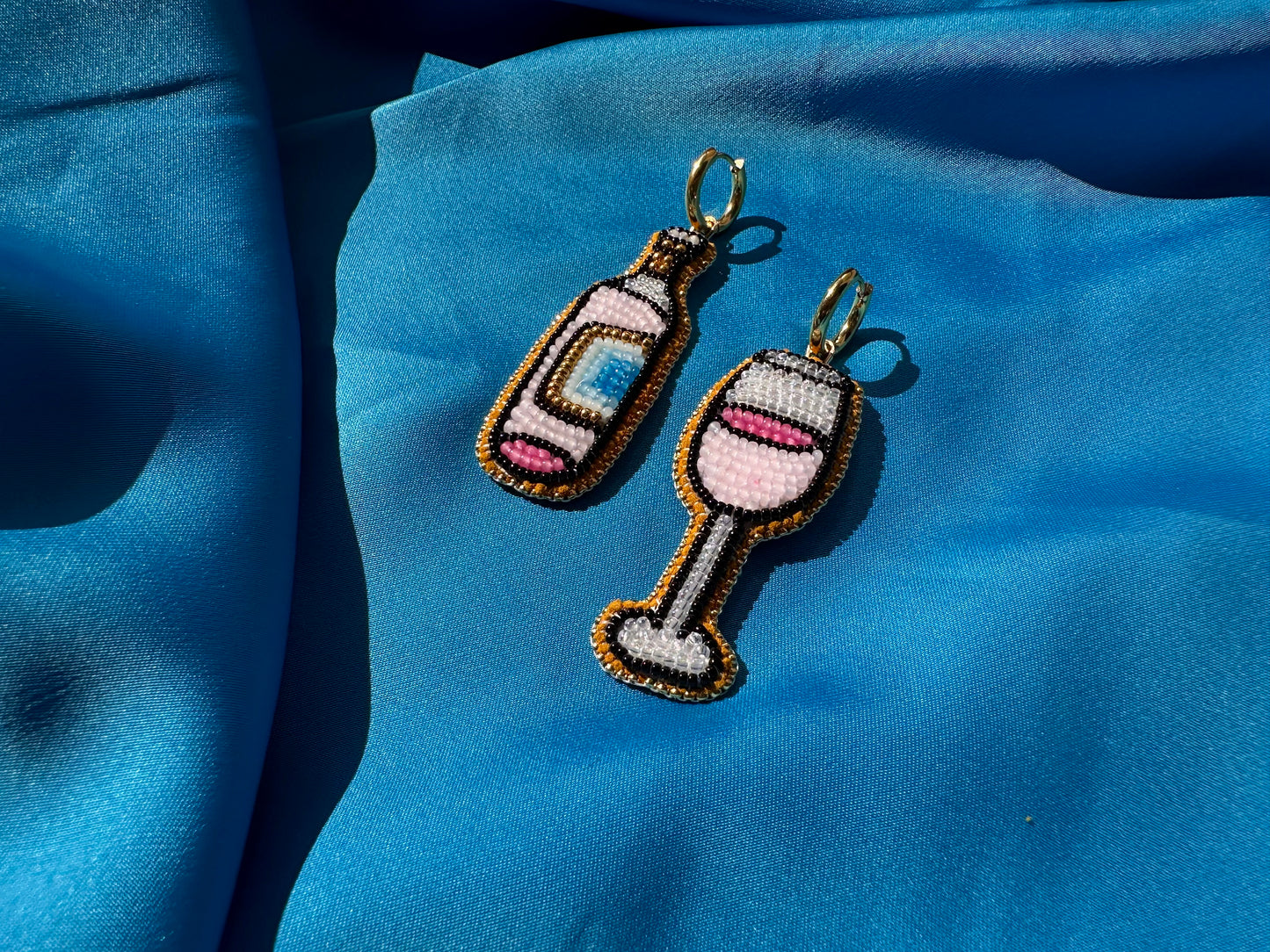 rosé earrings