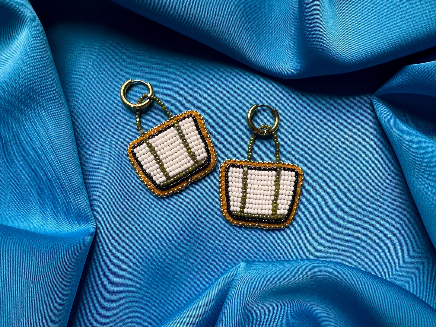 tote bag earrings