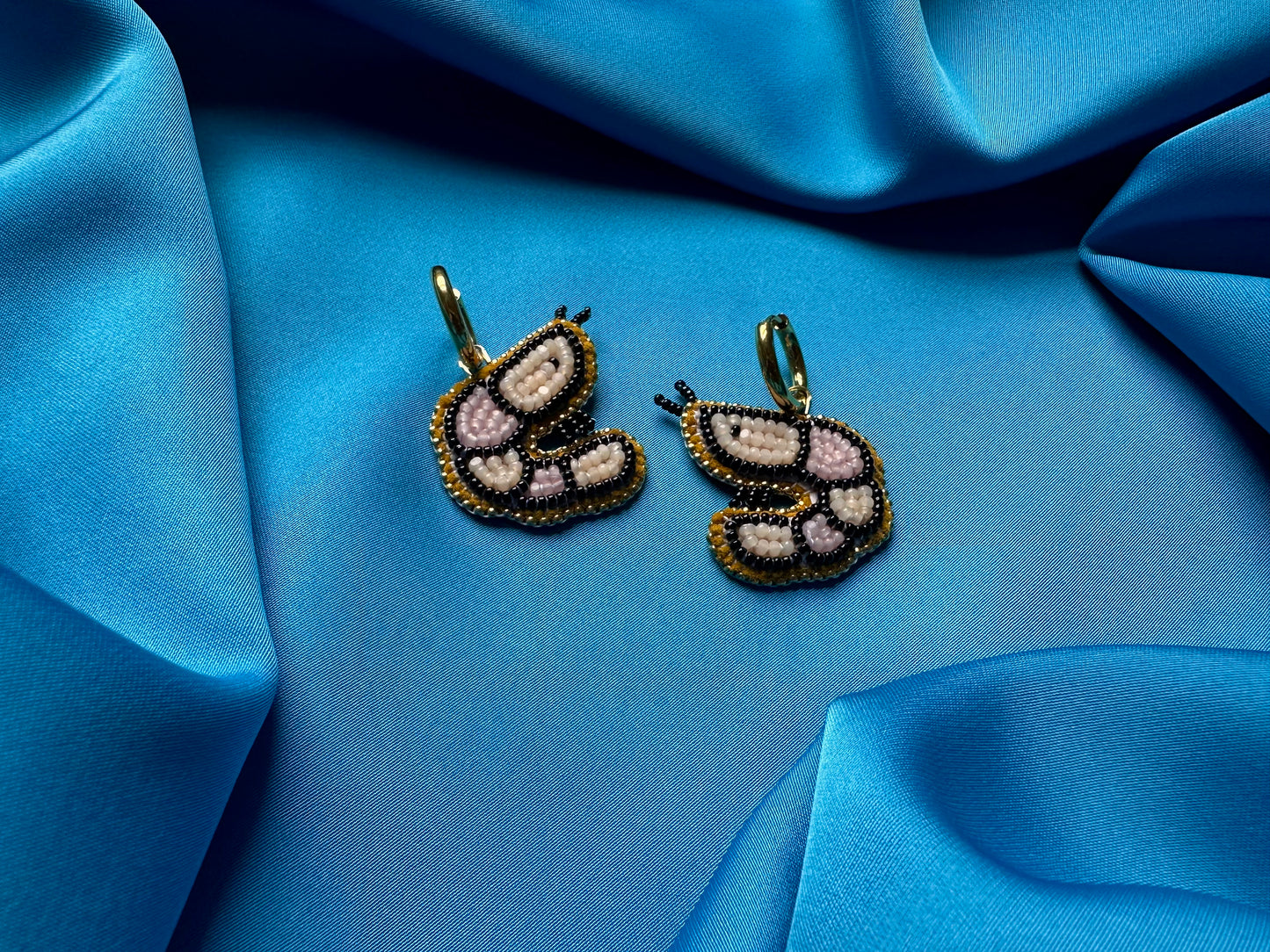 shrimp earrings