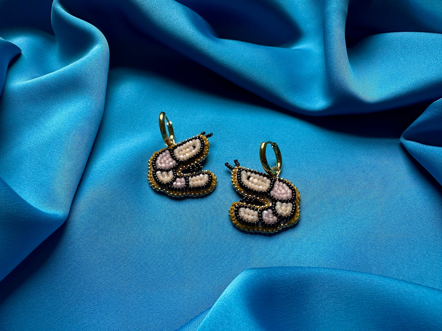 shrimp earrings