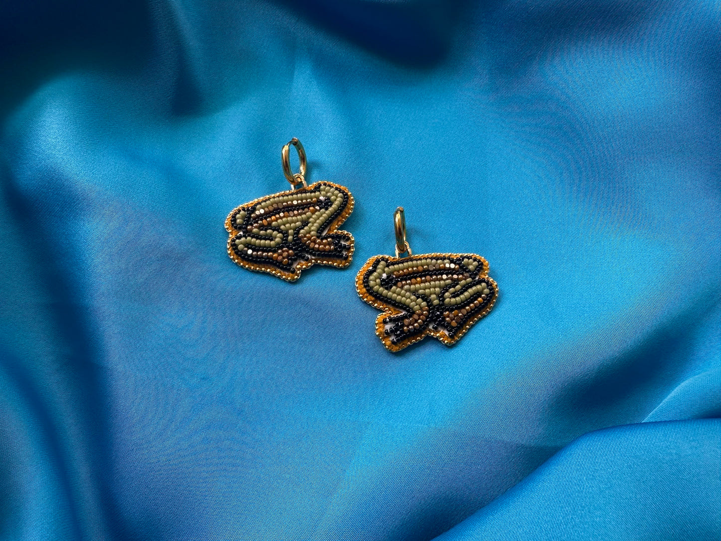 MADE TO ORDER: frog earrings