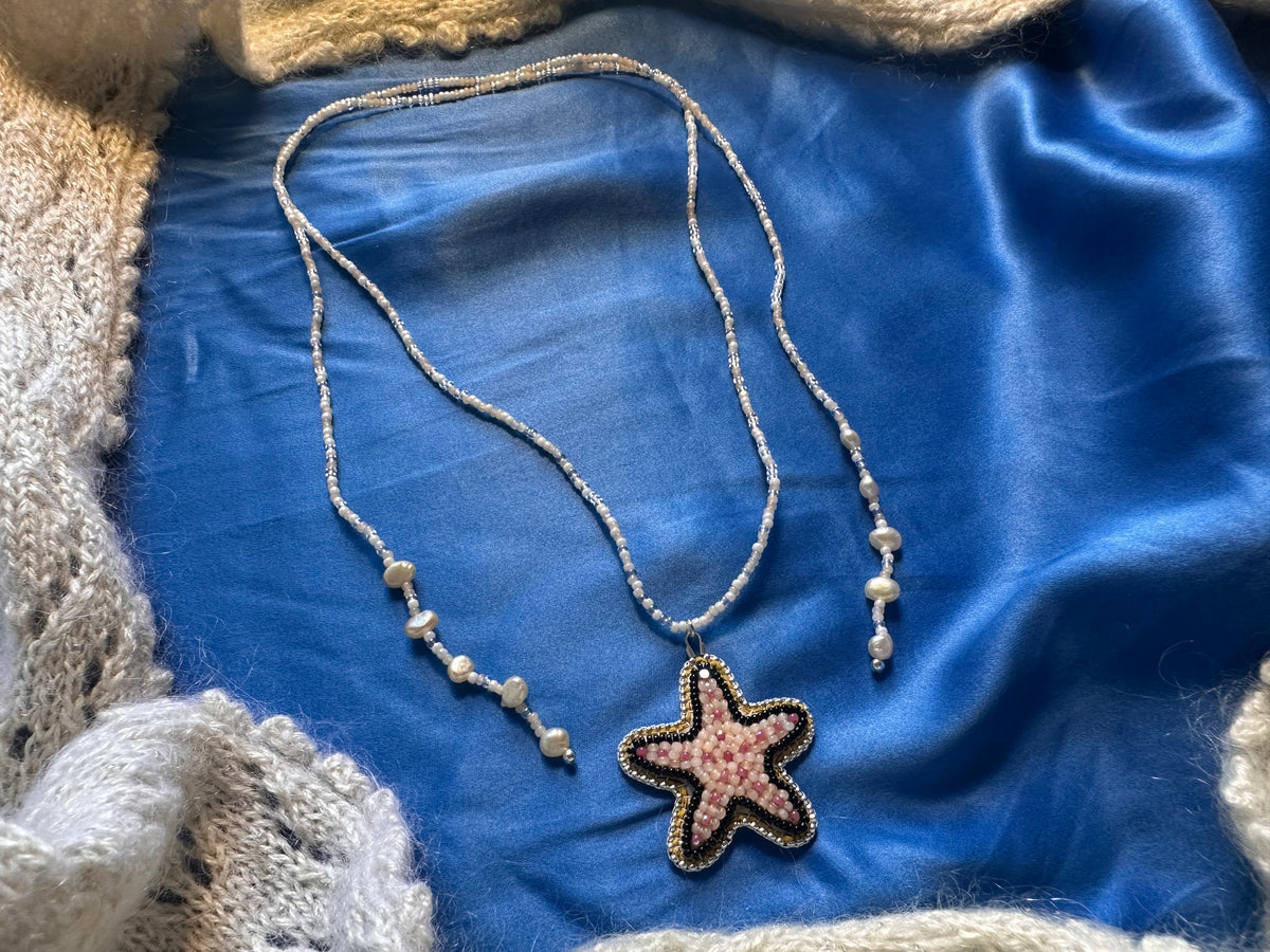 starfish lariat necklace