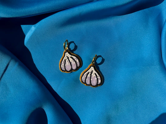 garlic earrings