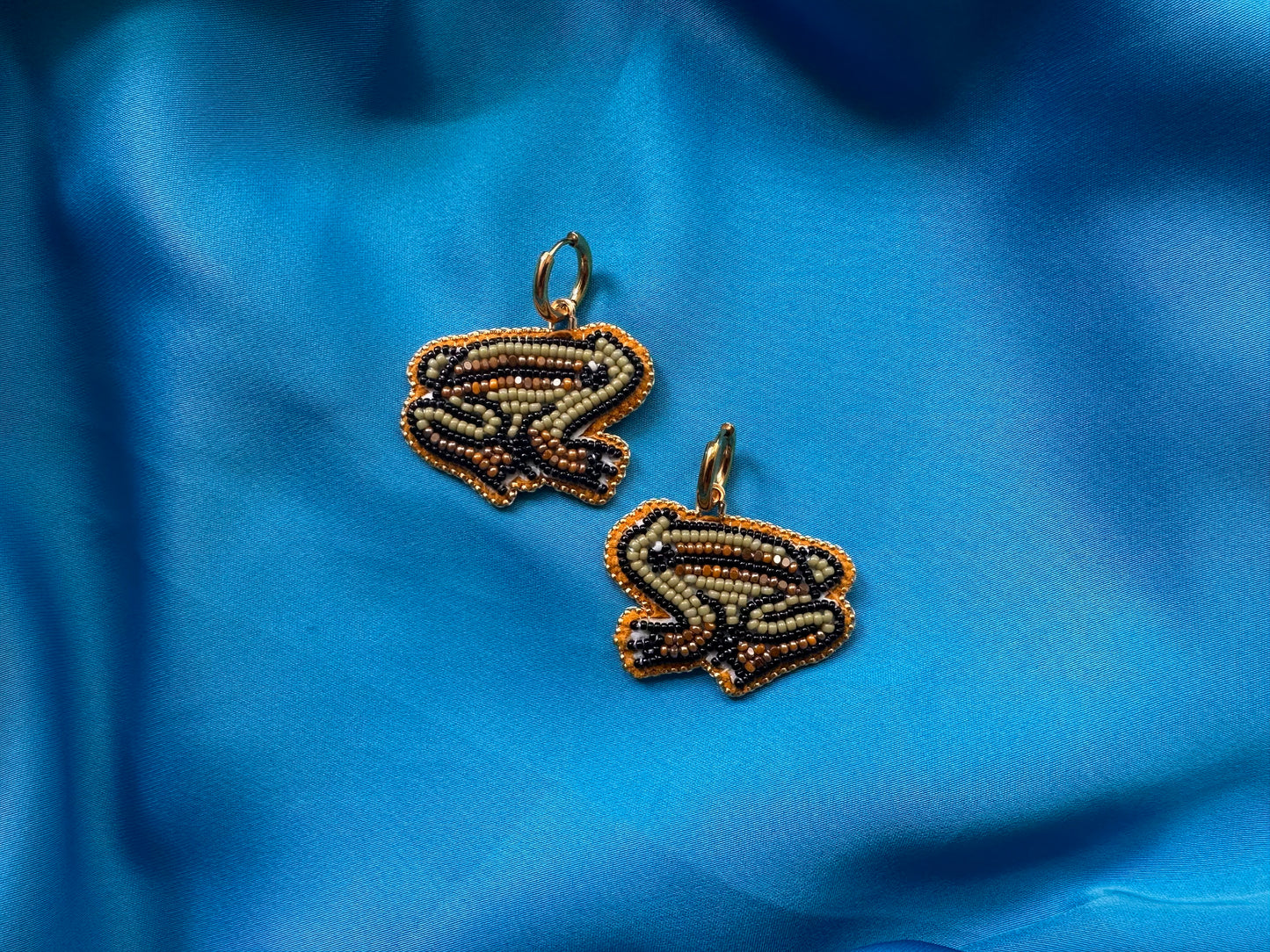 MADE TO ORDER: frog earrings