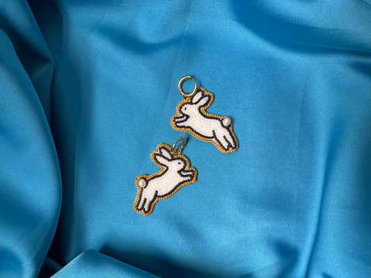 bunny earrings
