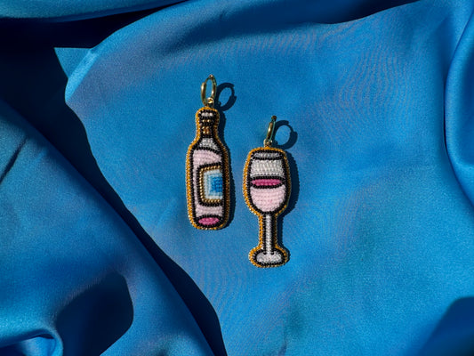 rosé earrings