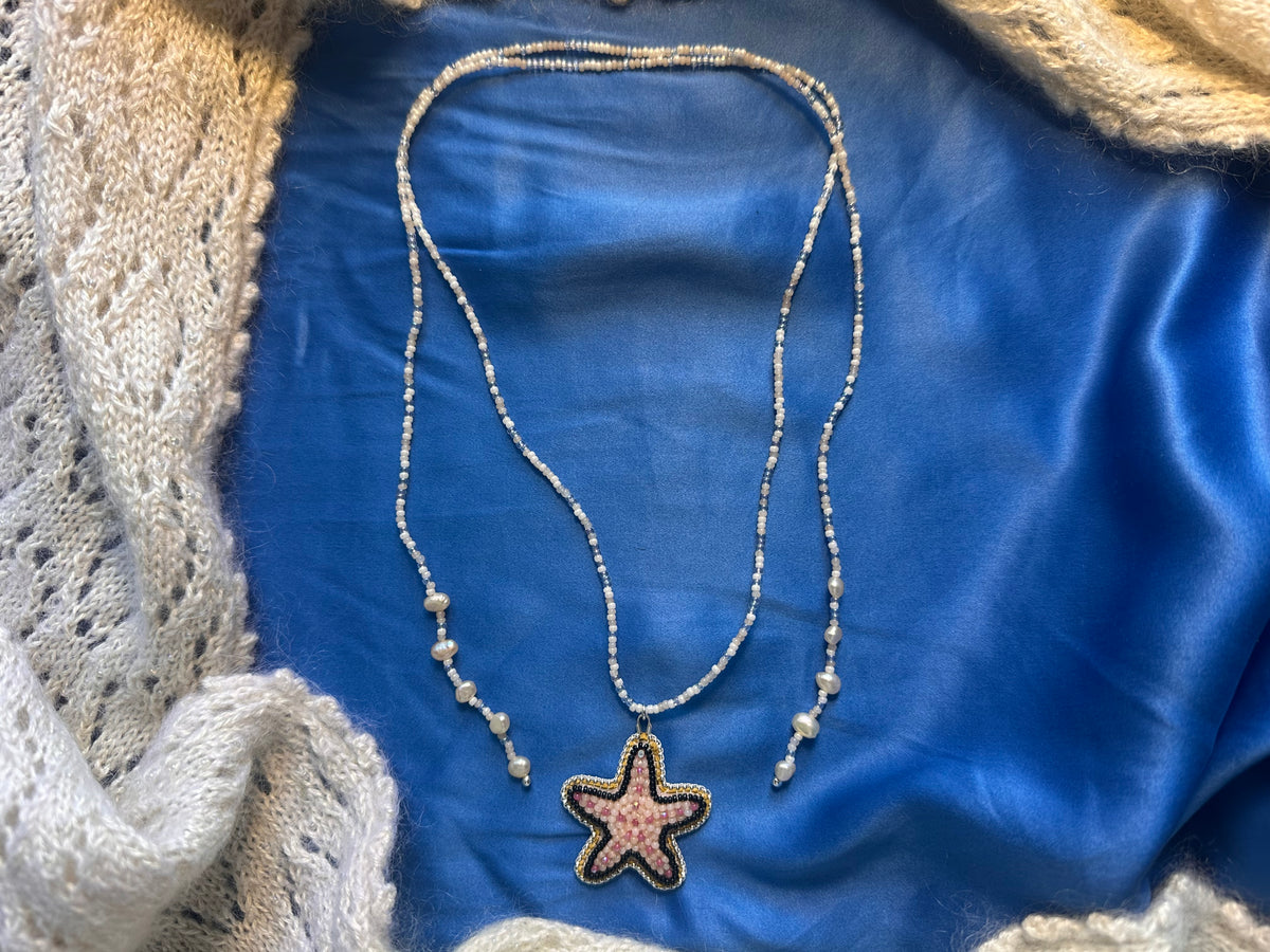starfish lariat necklace