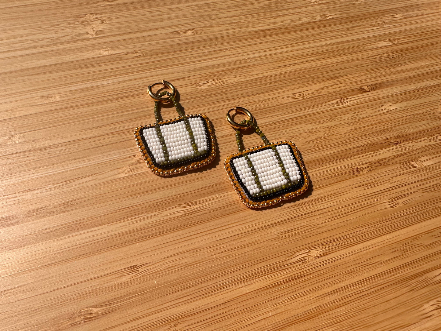 tote bag earrings