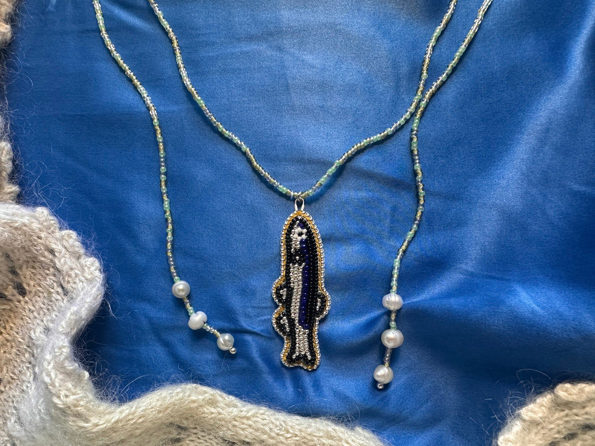 sardine lariat necklace
