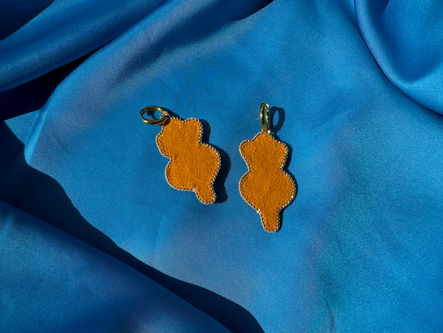 beetroot earrings