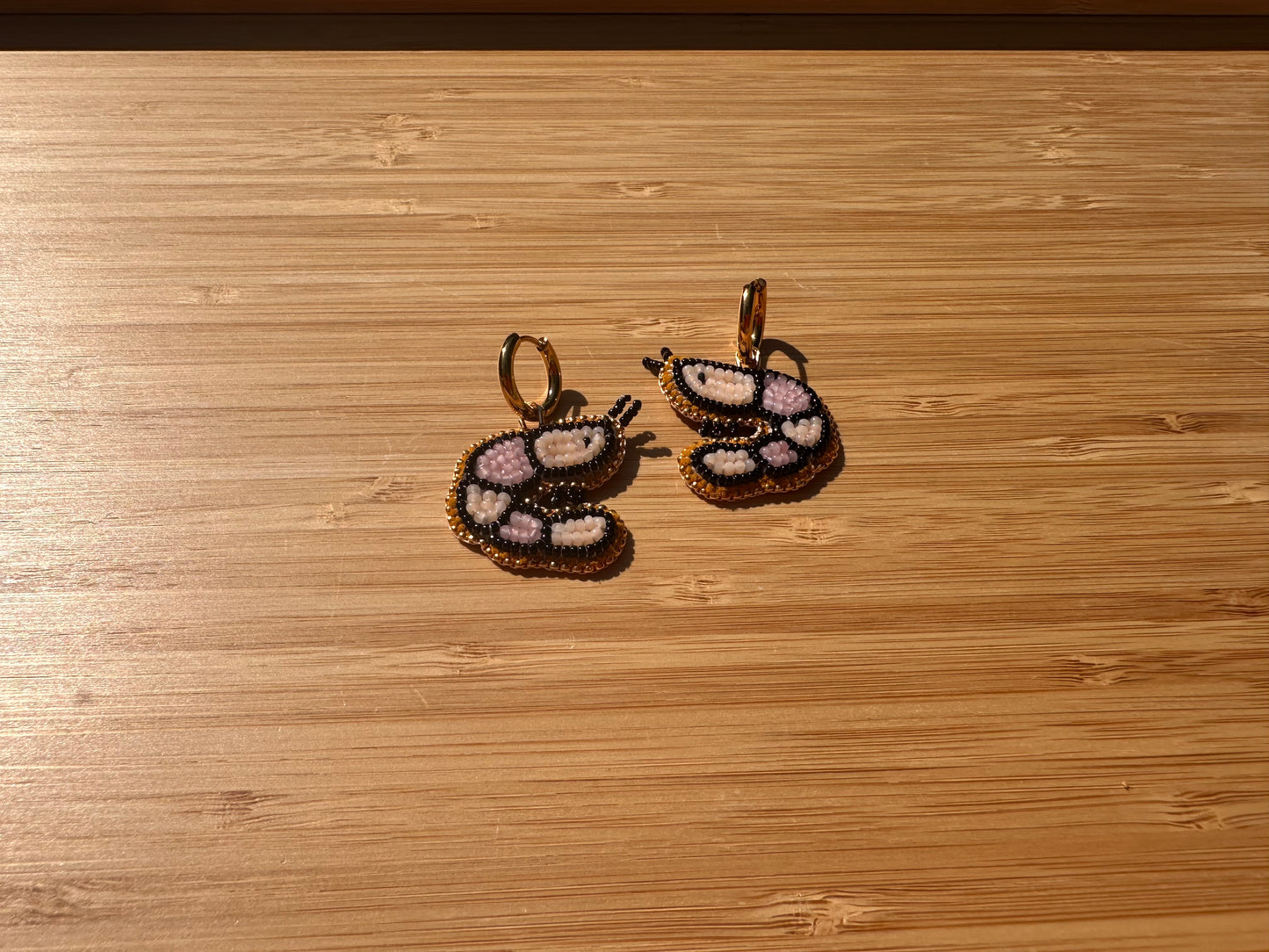 shrimp earrings