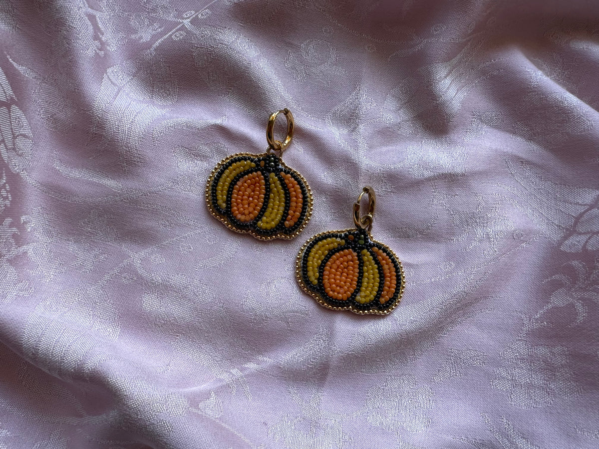 pumpkin earrings