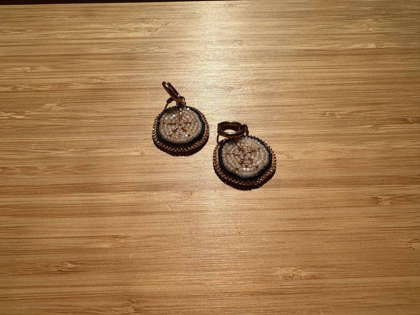 sand dollar earrings