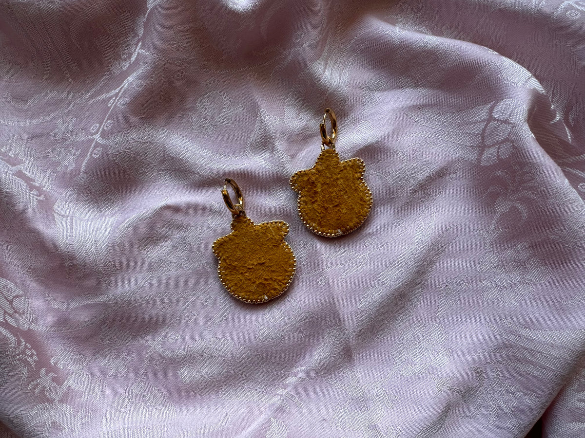 tomato earrings