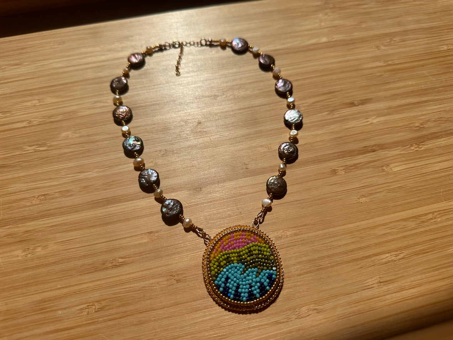 landscape necklace