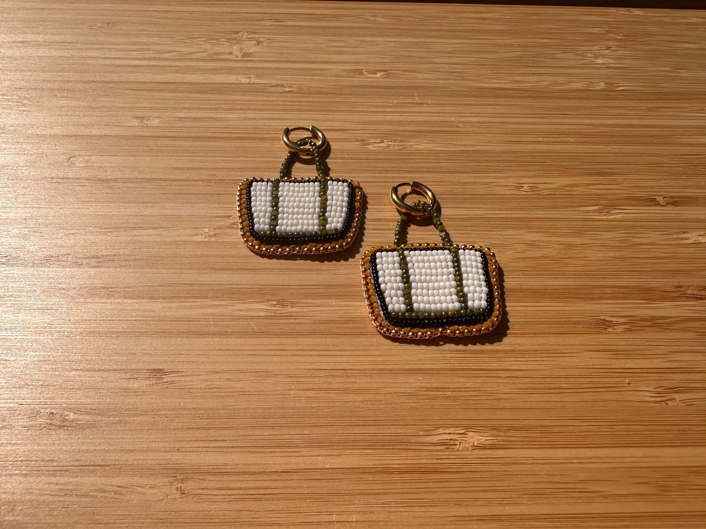 tote bag earrings