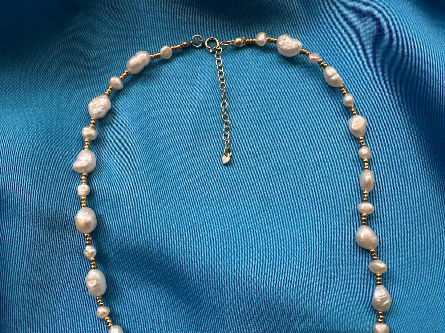 light blue fish necklace