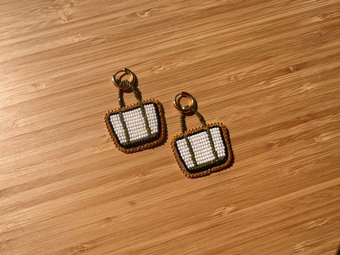 tote bag earrings