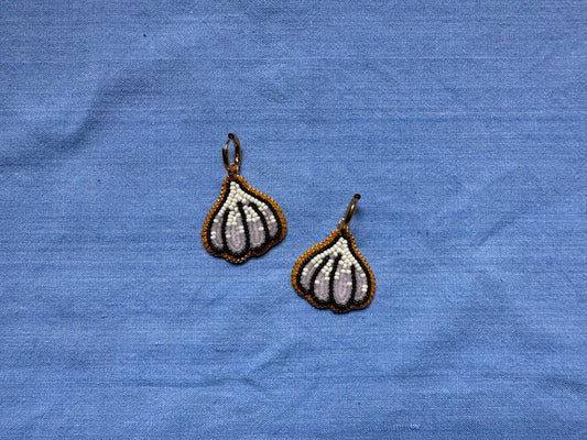 garlic earrings