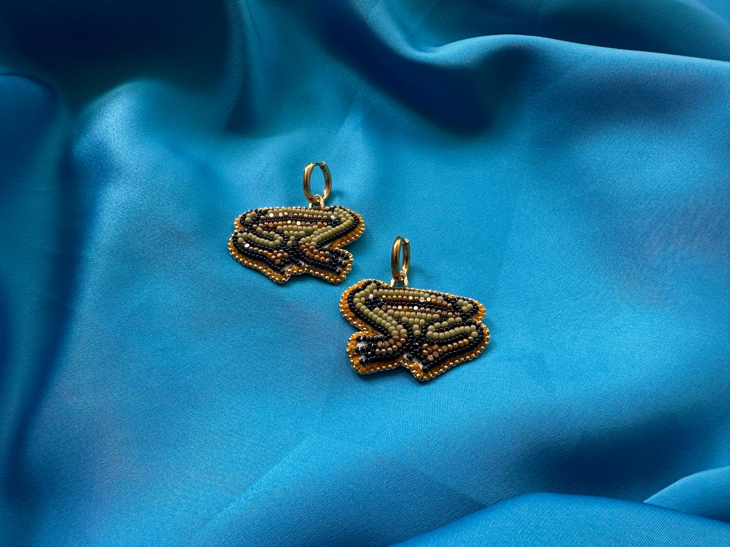 MADE TO ORDER: frog earrings