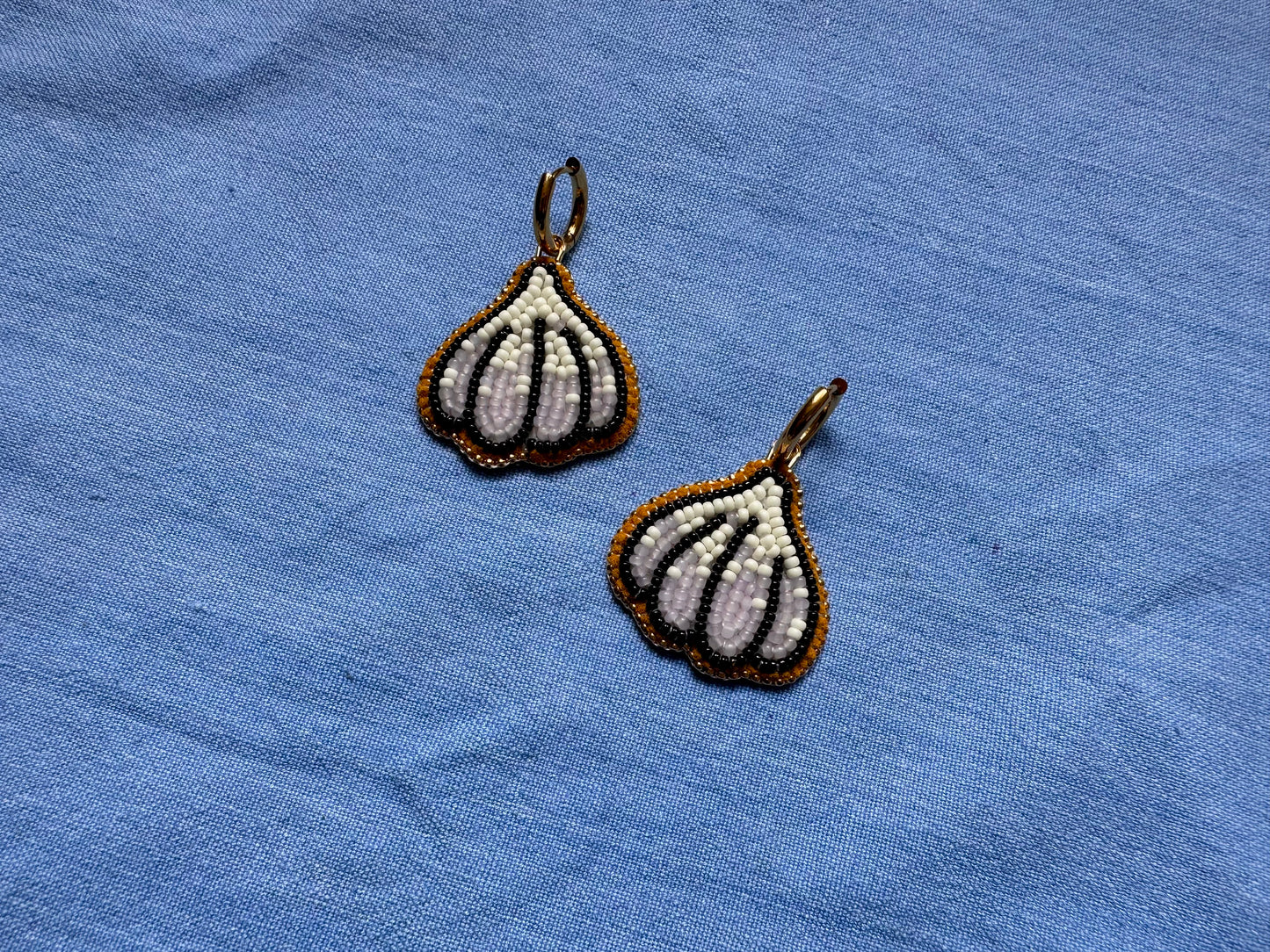 garlic earrings