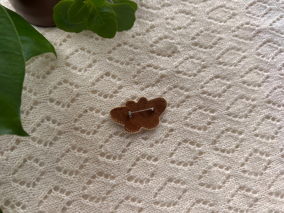 pink moth pin
