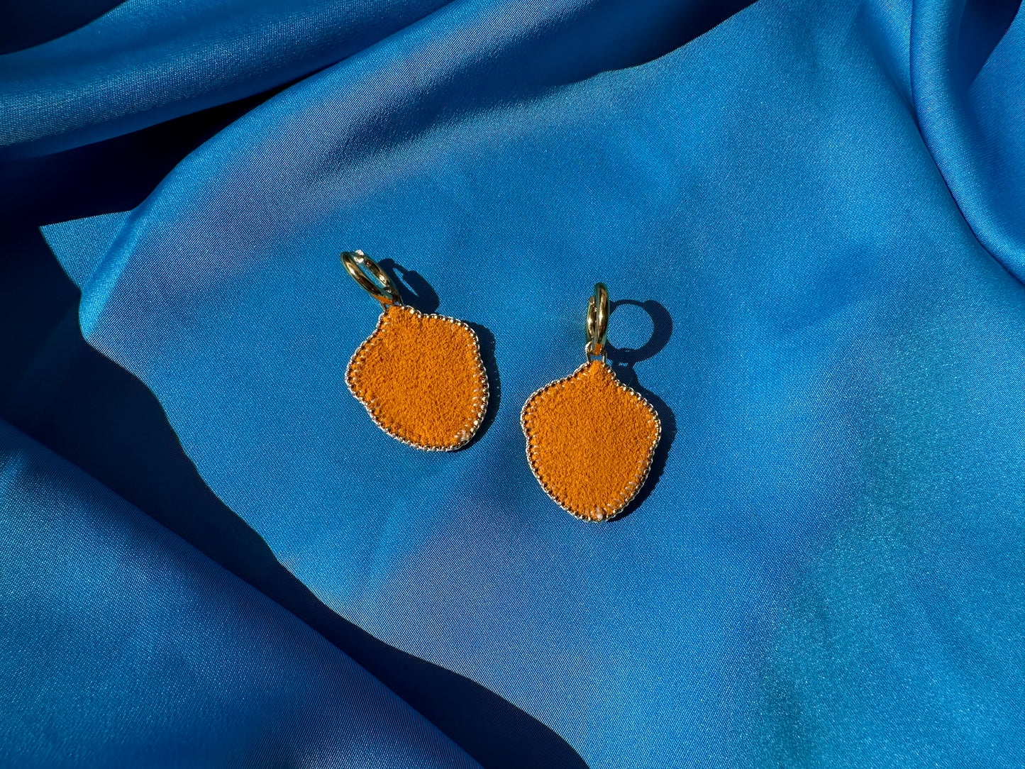 acorn earrings w/ hoops