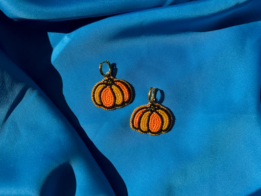 pumpkin earrings