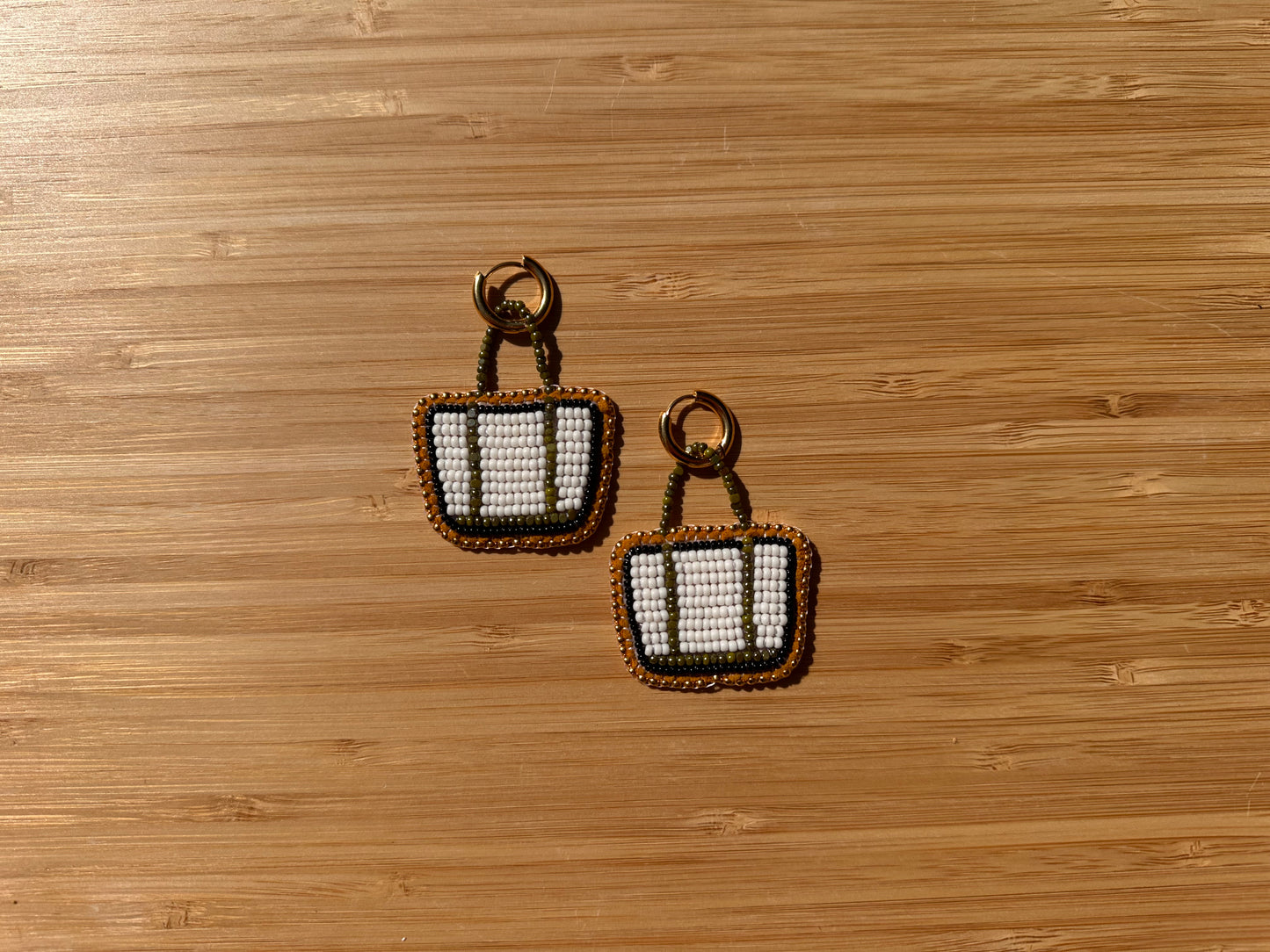 tote bag earrings
