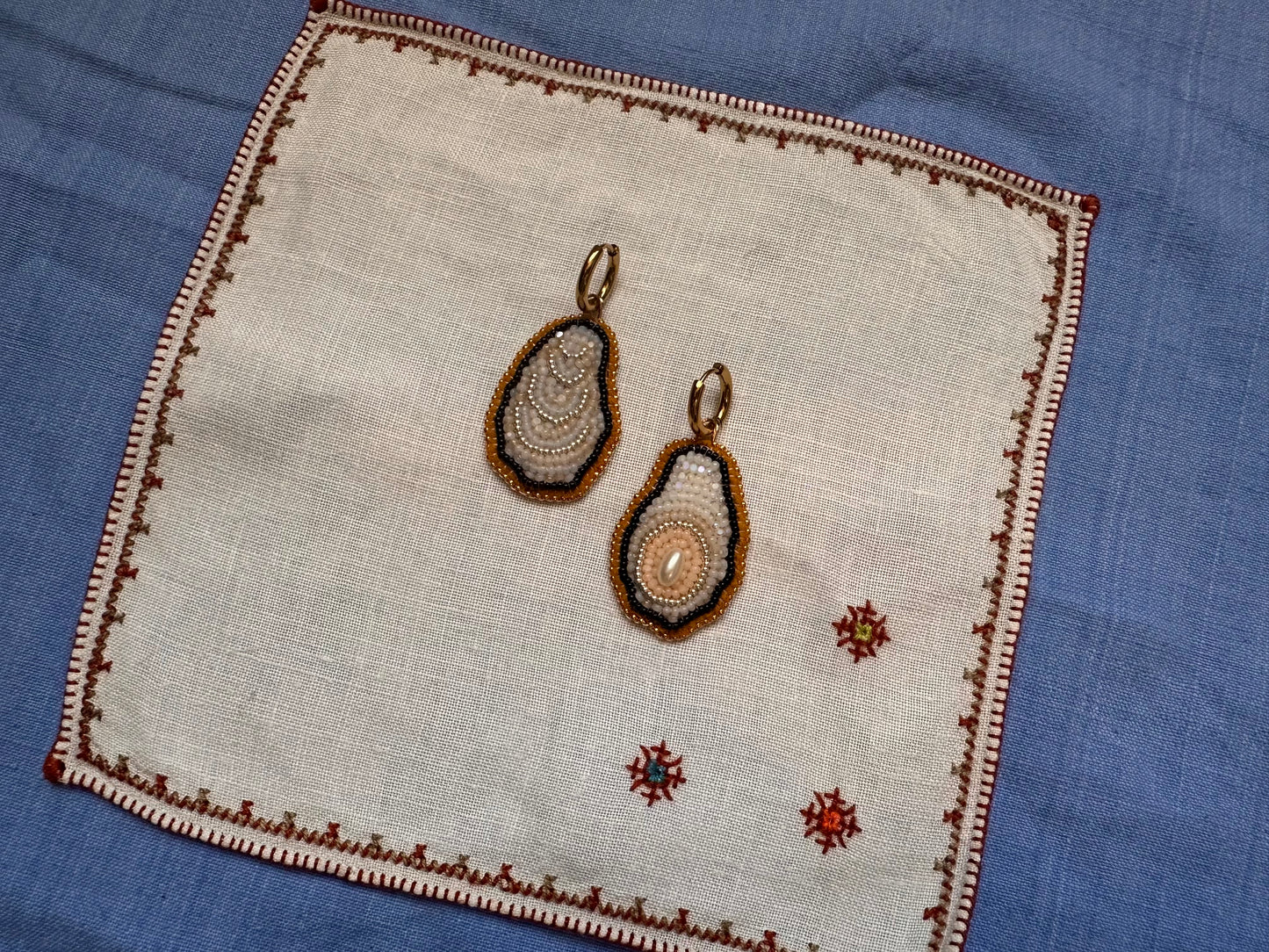 oyster earrings