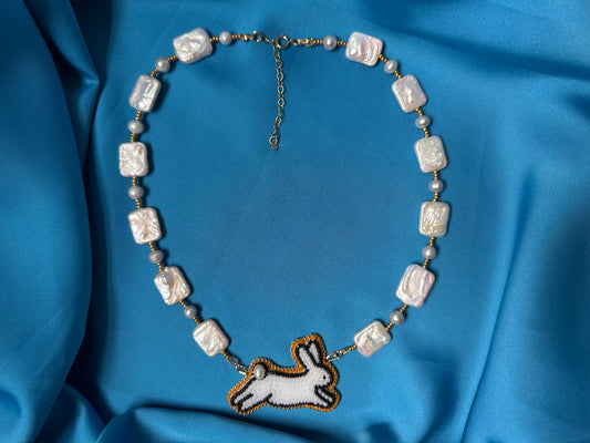 bunny necklace