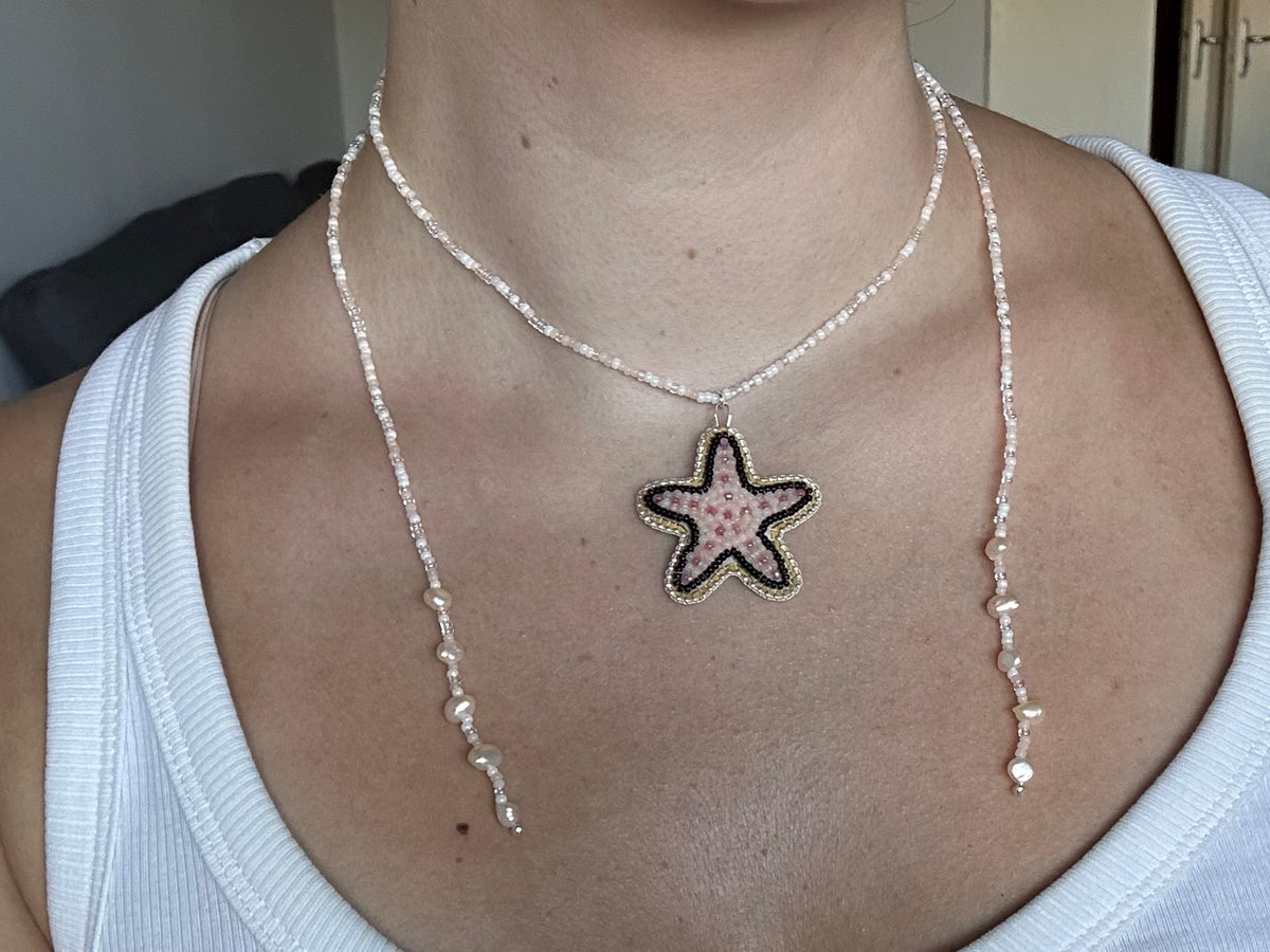 starfish lariat necklace