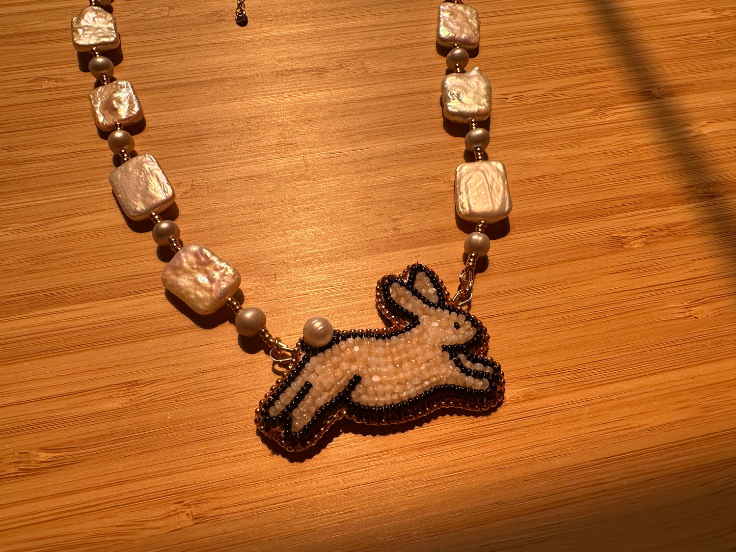 honey bunny necklace