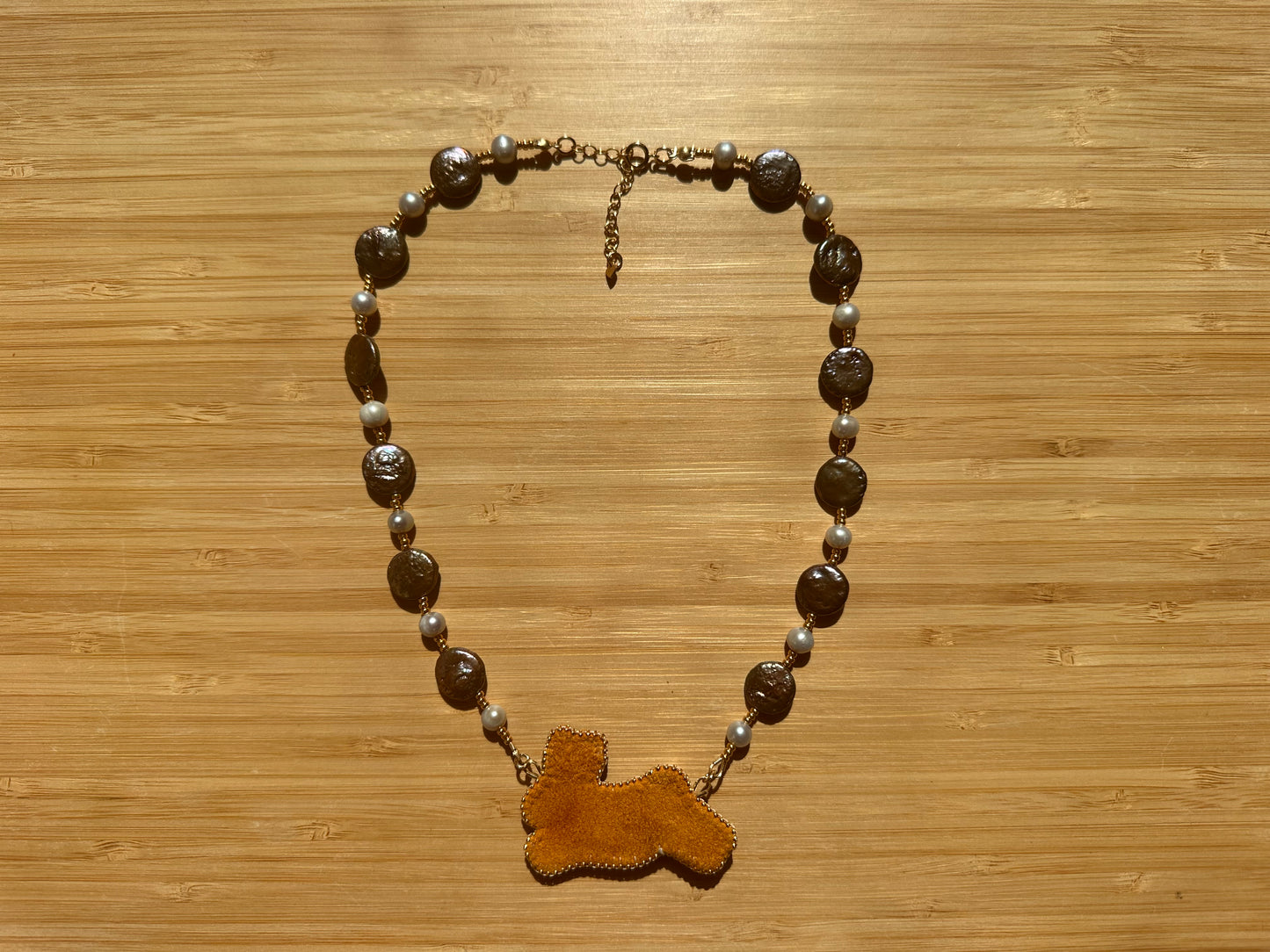 chocolate bunny necklace