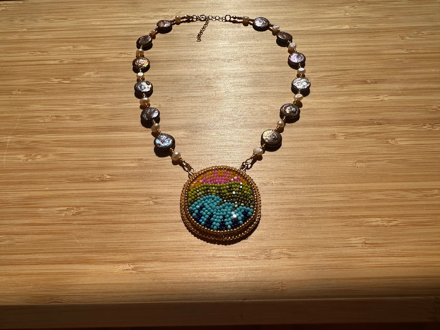 landscape necklace