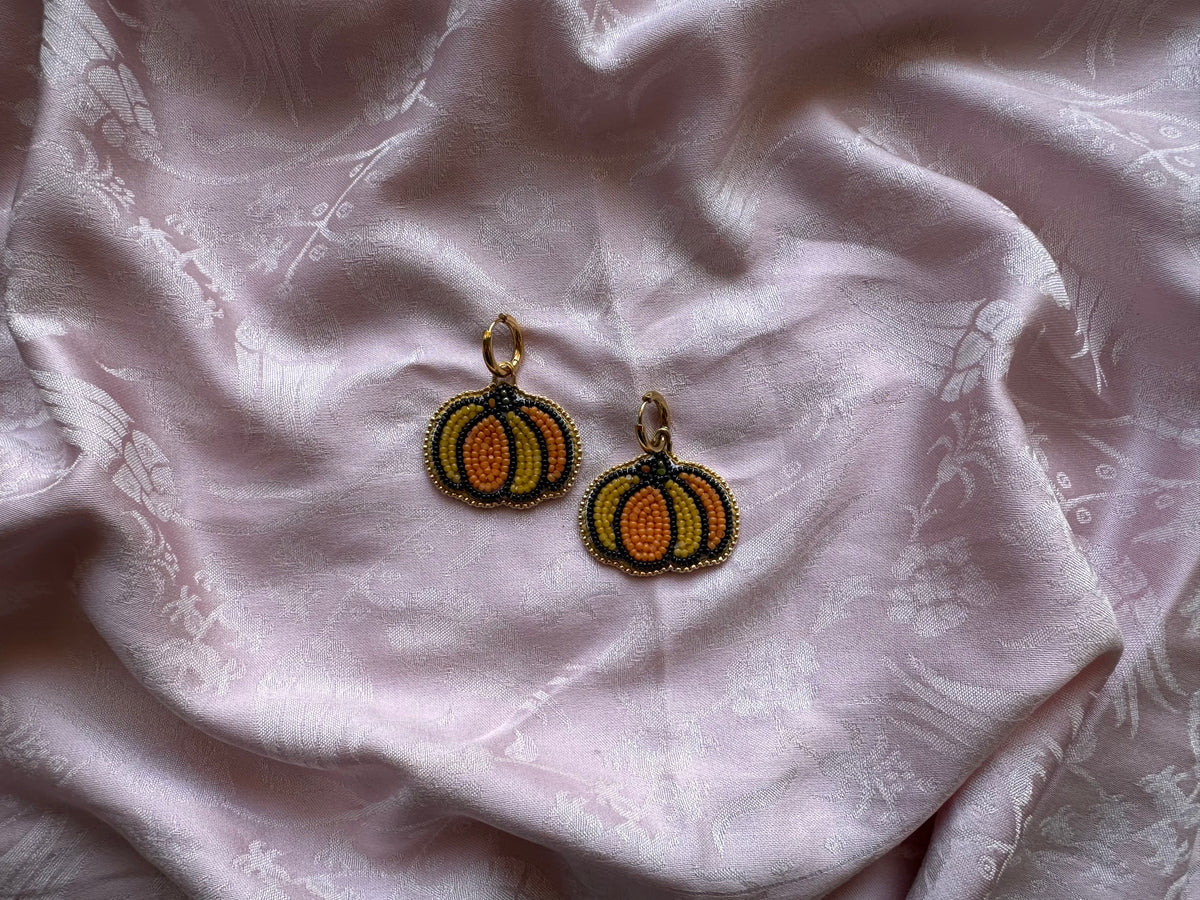pumpkin earrings