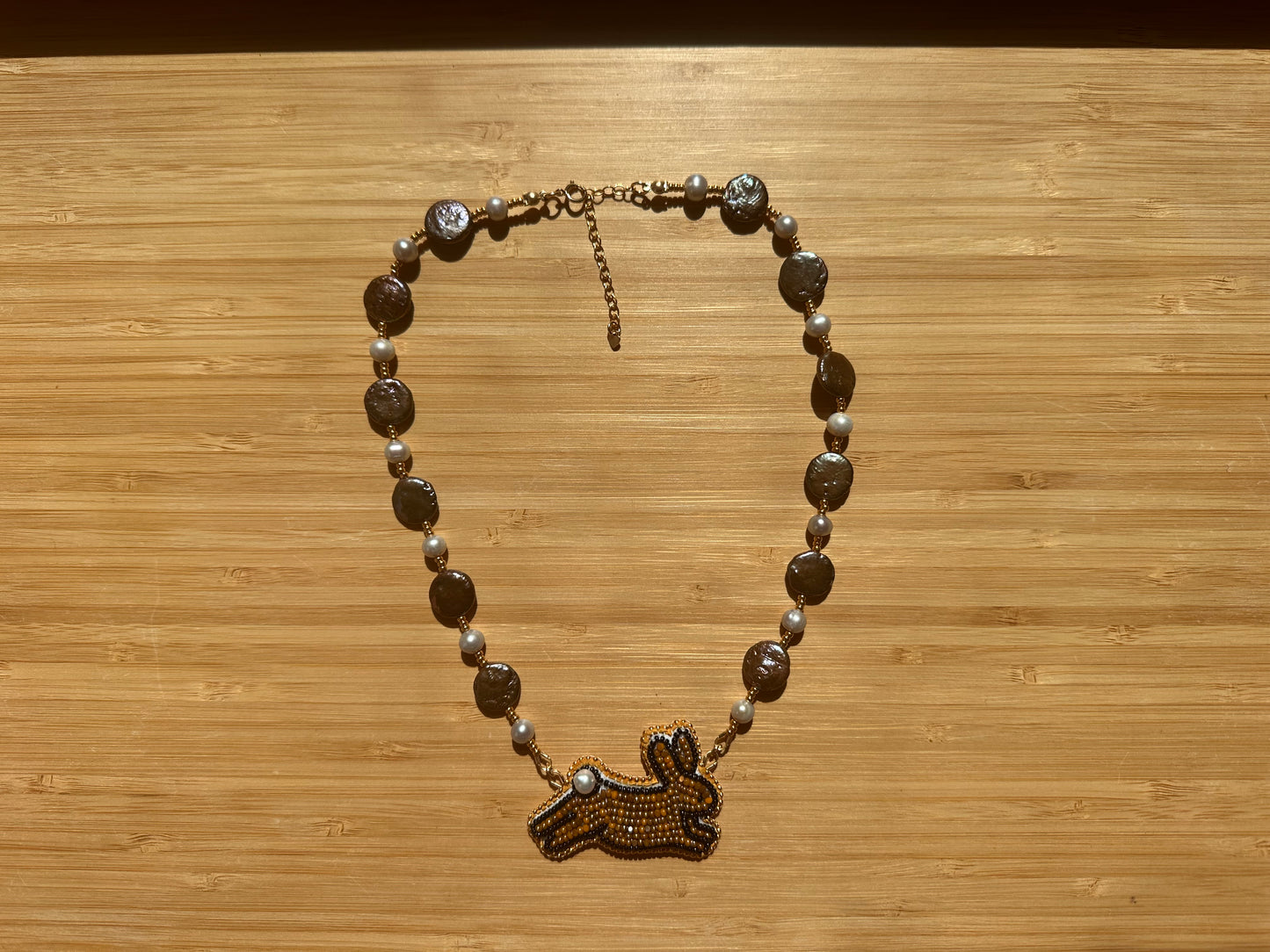 chocolate bunny necklace