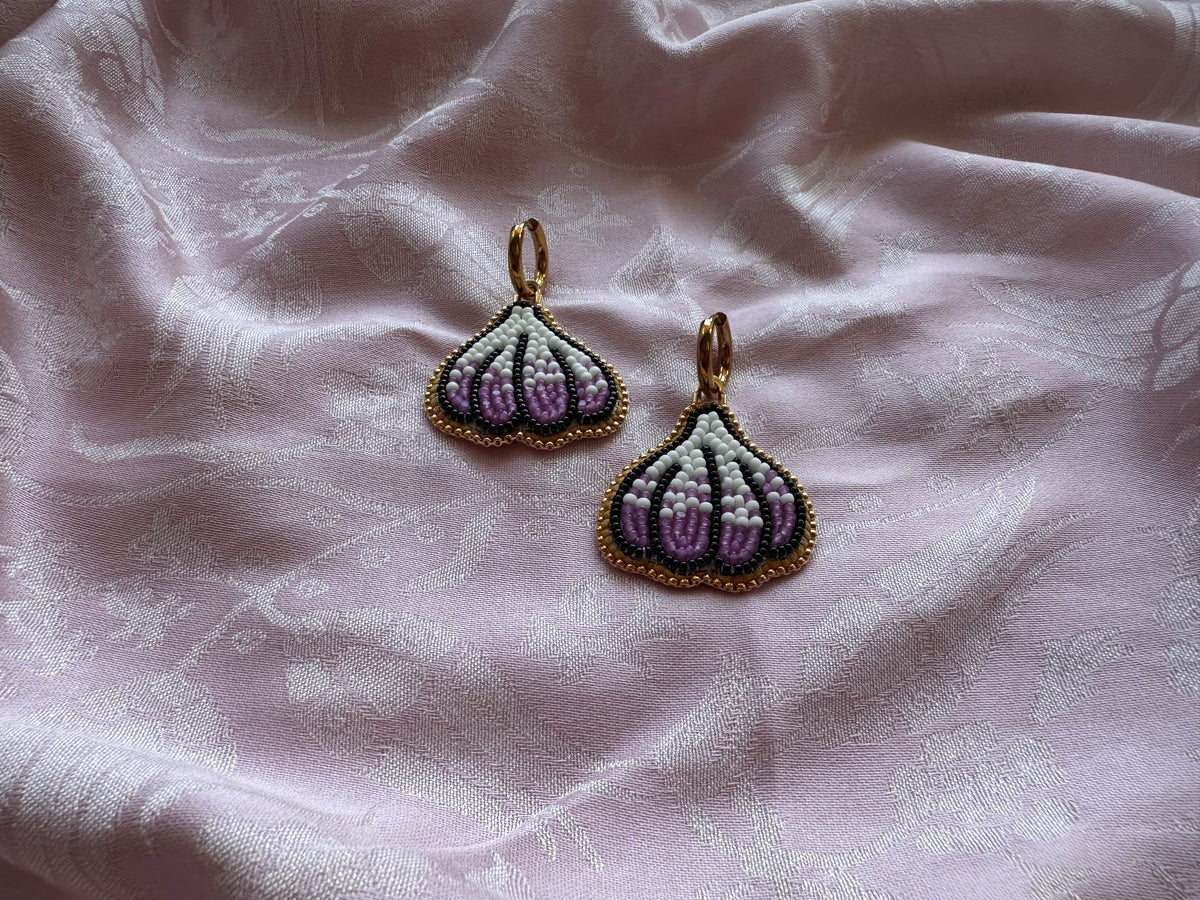 garlic earrings