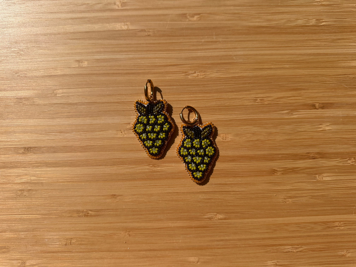 grape earrings