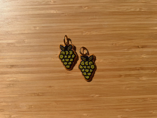grape earrings
