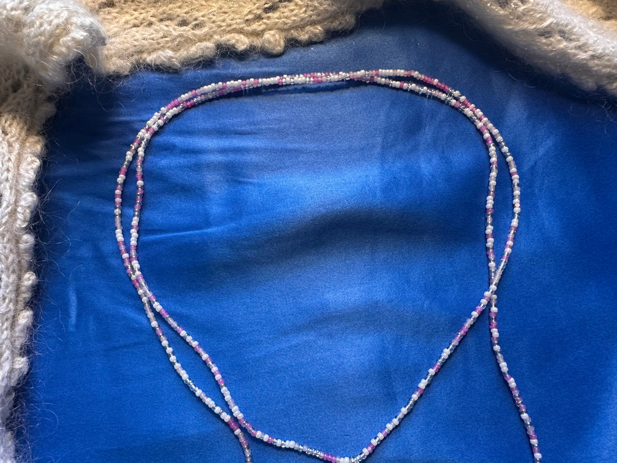 clamshell lariat necklace