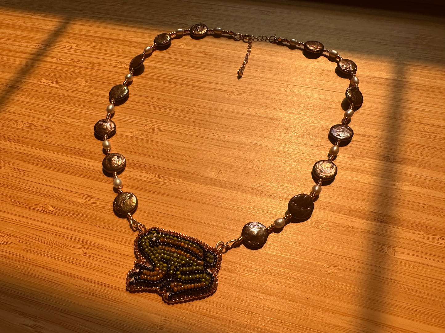 frog necklace