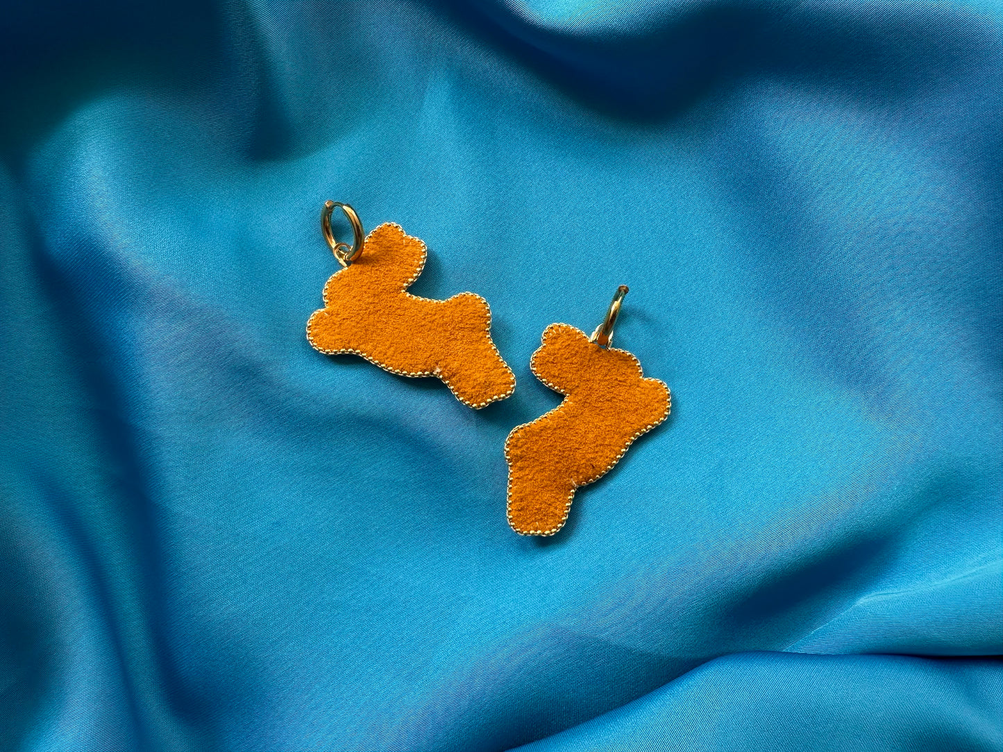 MADE TO ORDER: honey bunny earrings