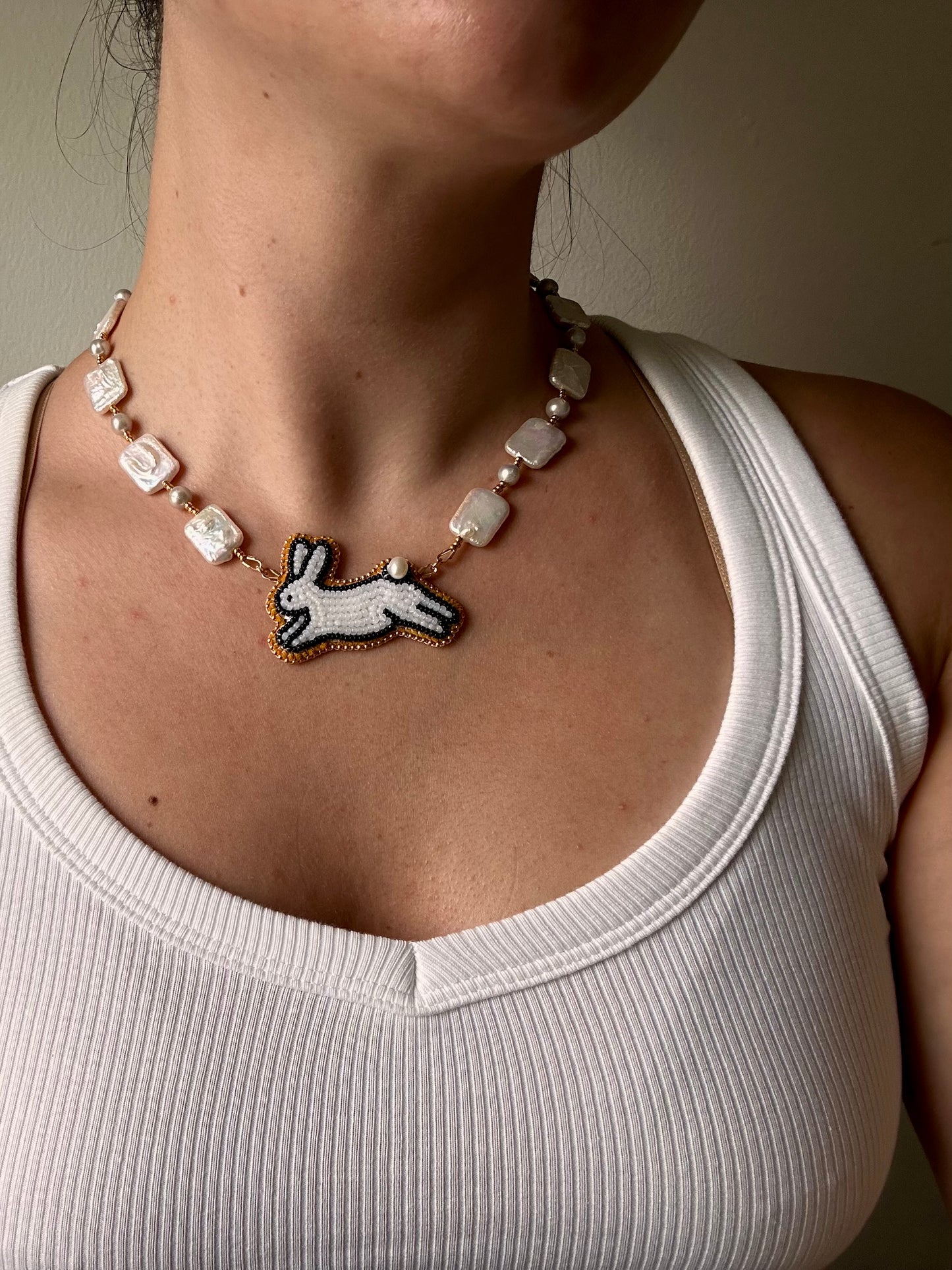 bunny necklace